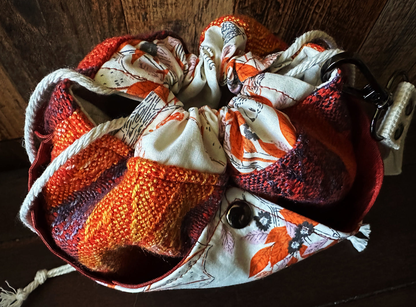 Lovely Bats Plenty O' Pockets Small Drawstring Pouch