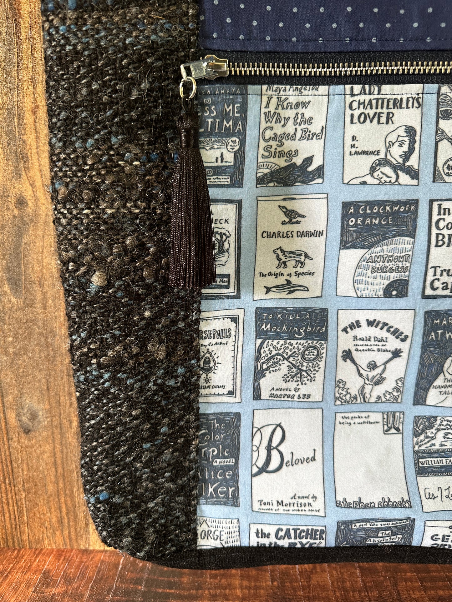 Banned Book Covers Double Pocket Large Tote Bag