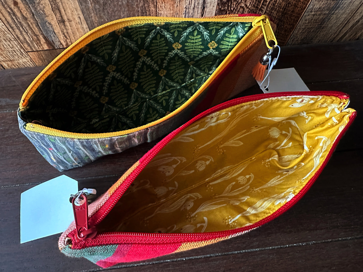 Hidden Deer Long and Lean Zipper Bag