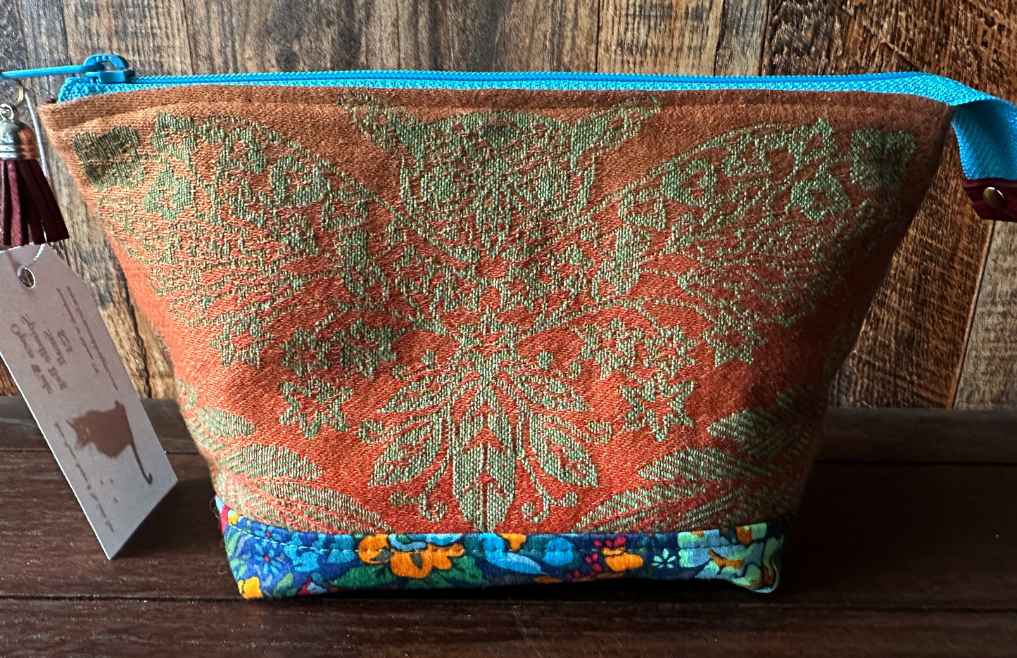 Trio of Owls Small Open Wide Spindle Bag