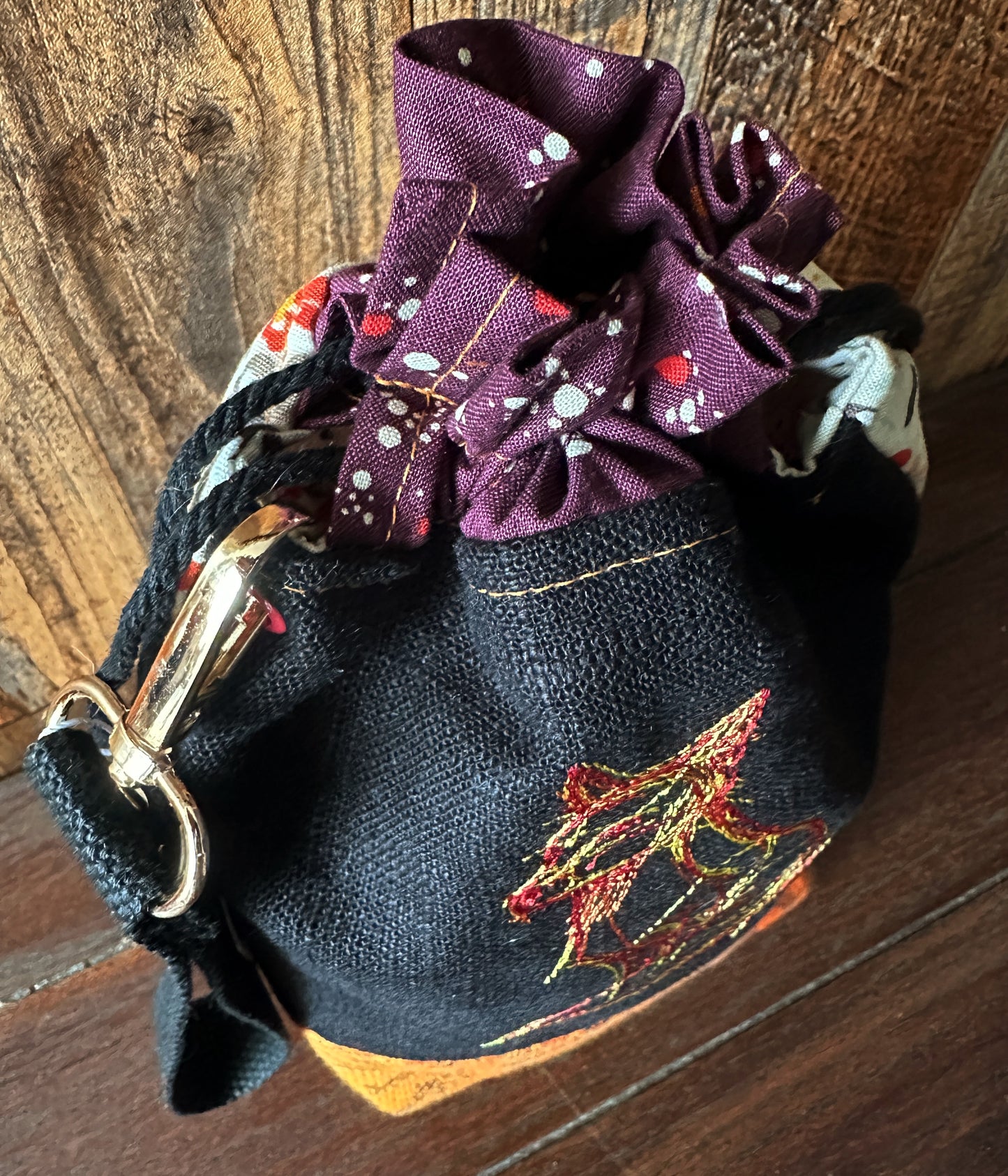 Autumn Fox Drawstring Bag