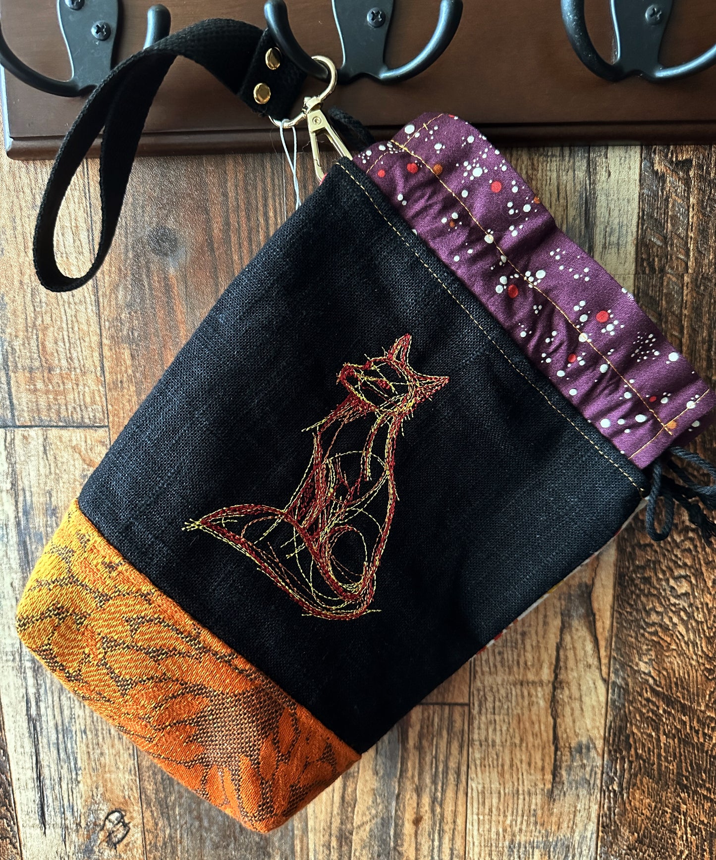 Autumn Fox Drawstring Bag