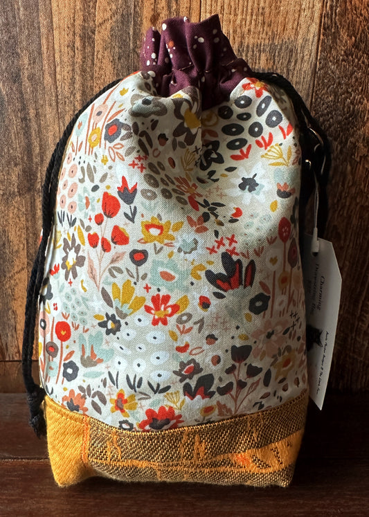 Autumn Fox Drawstring Bag