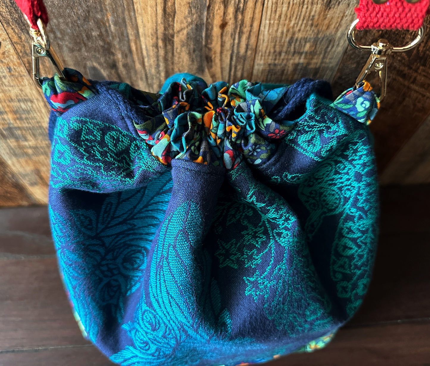 Owl Large Project Bag w/ Shoulder Strap