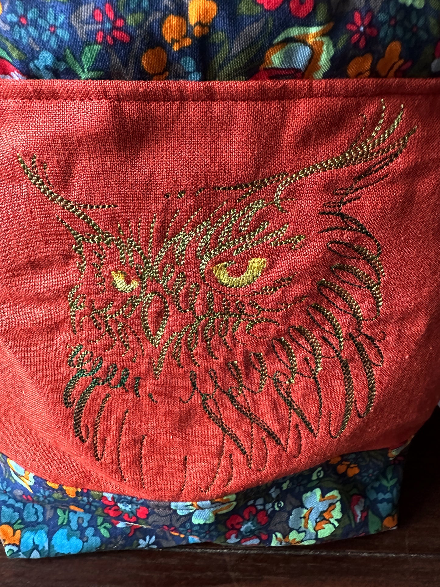 Filigree Owl Medium Project Bag