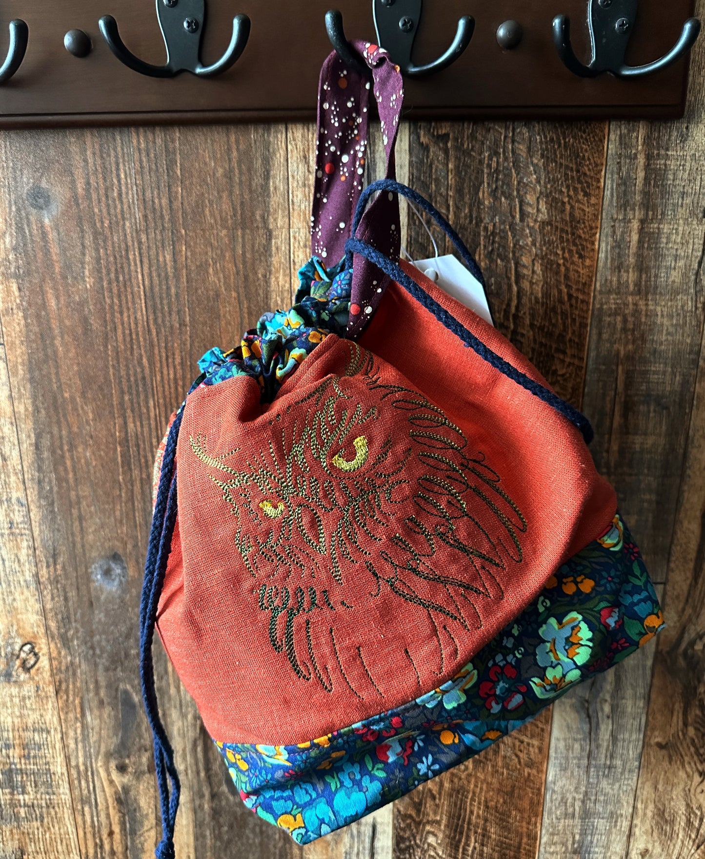 Filigree Owl Medium Project Bag