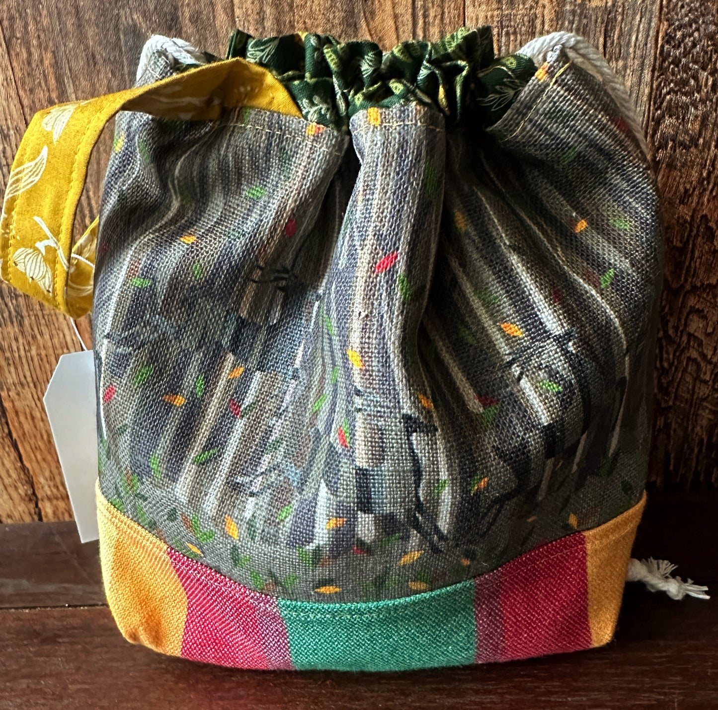Deer in the Leaves Small Project Bag