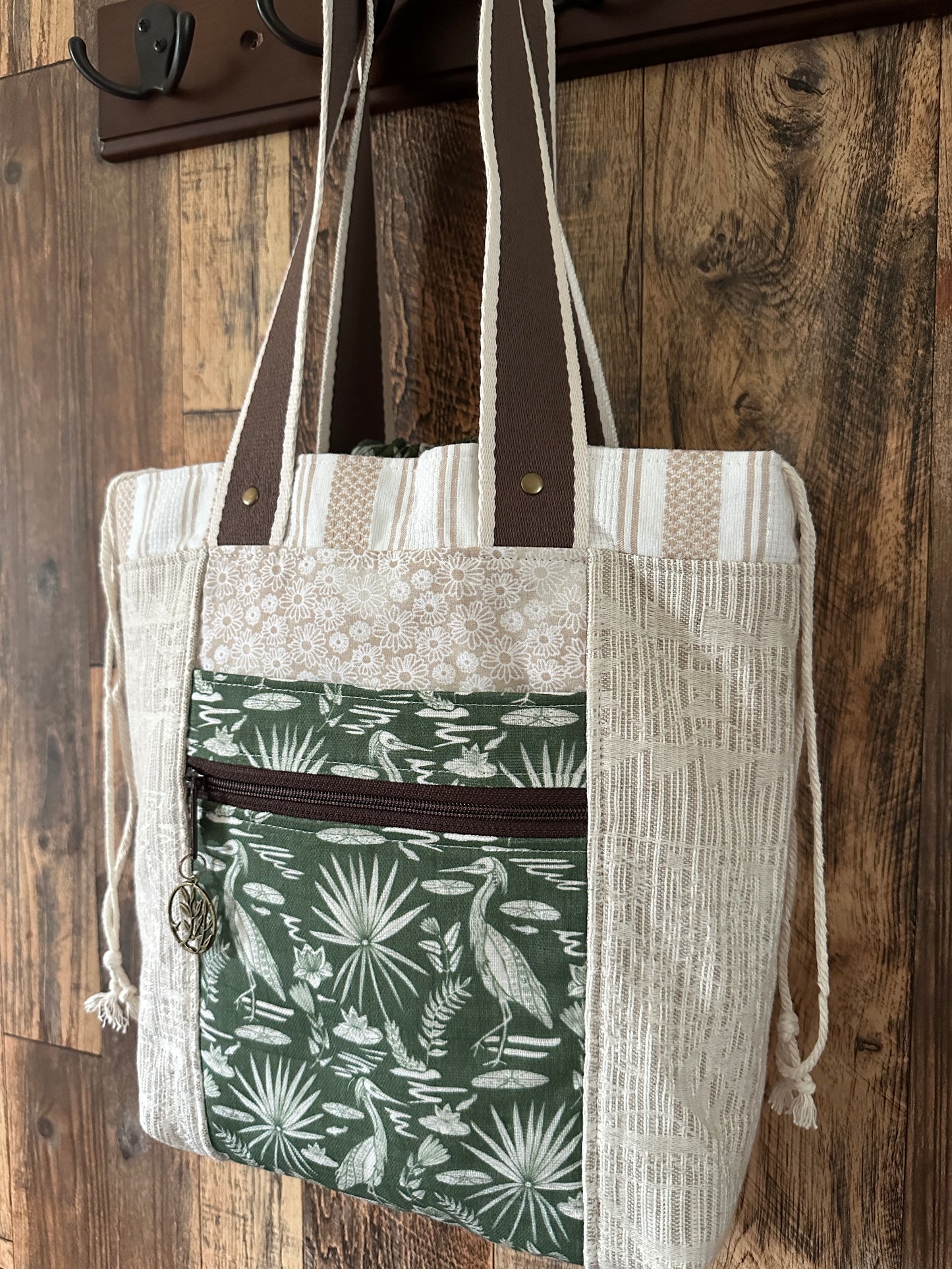 Heron and Palmetto Deluxe Project Bag