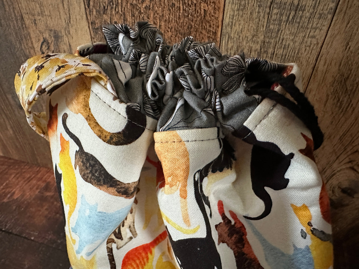 Watercolor Cats Medium Project Bag