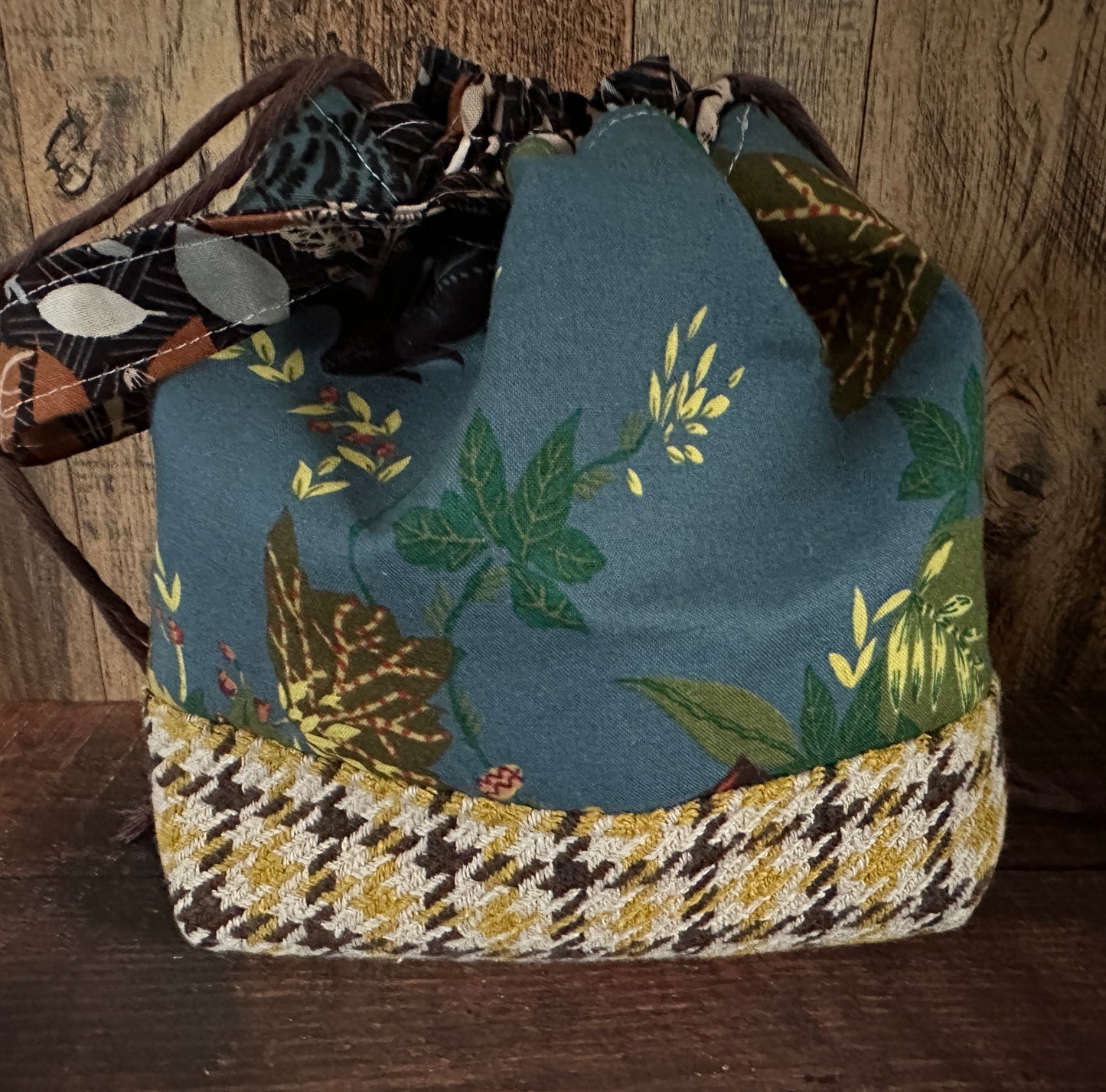 Retro Owls Small Project Bag