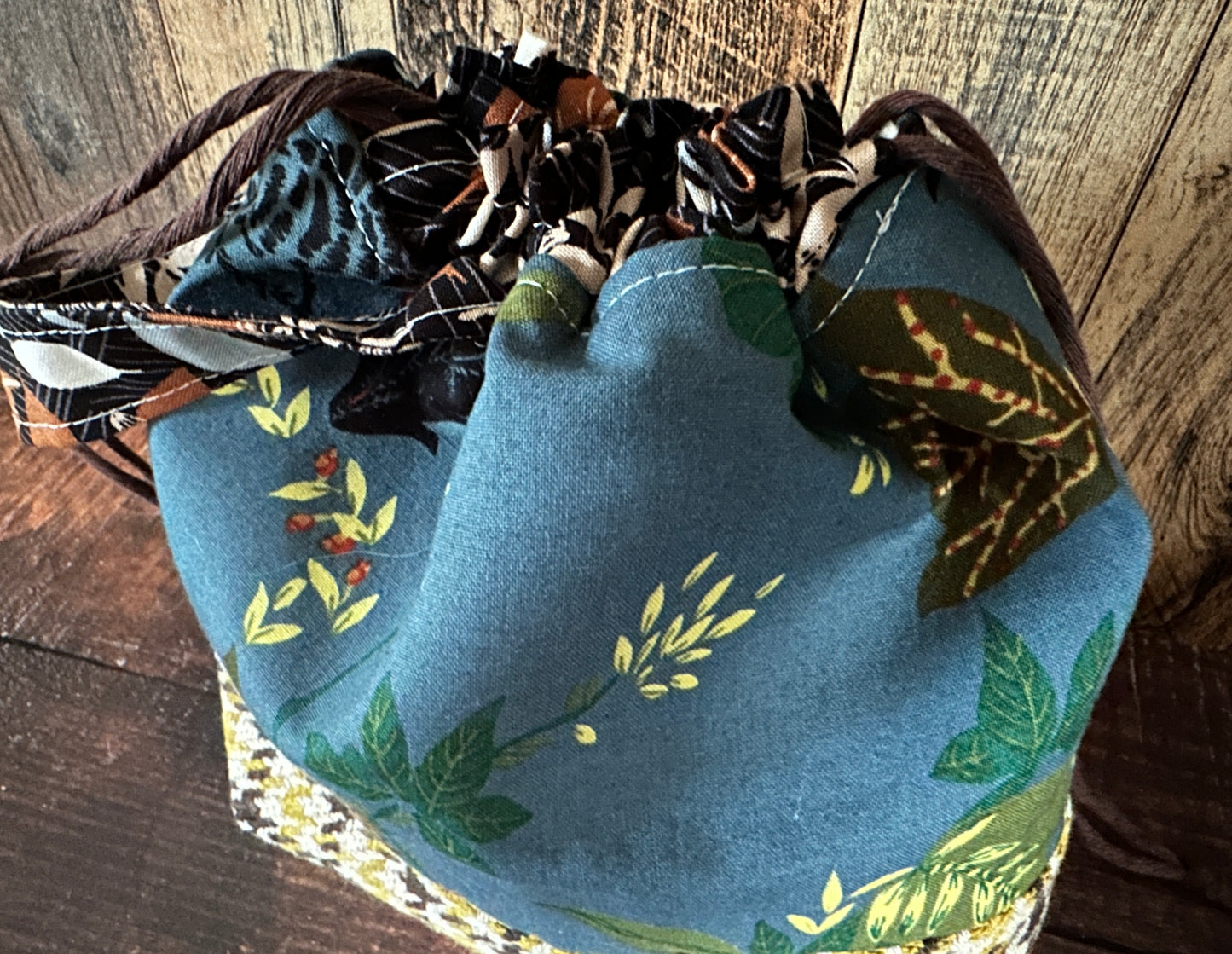 Retro Owls Small Project Bag