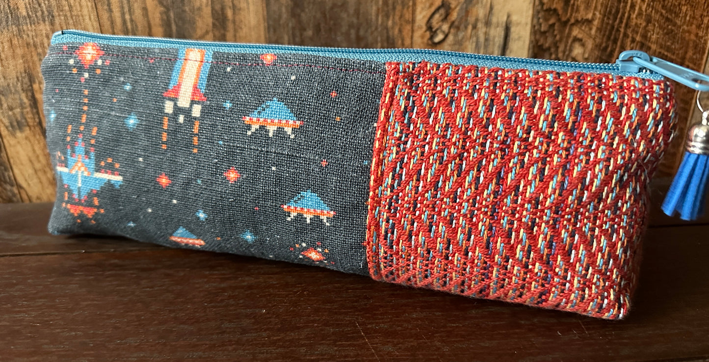 Retro Gamer Long and Lean Zipper Bag
