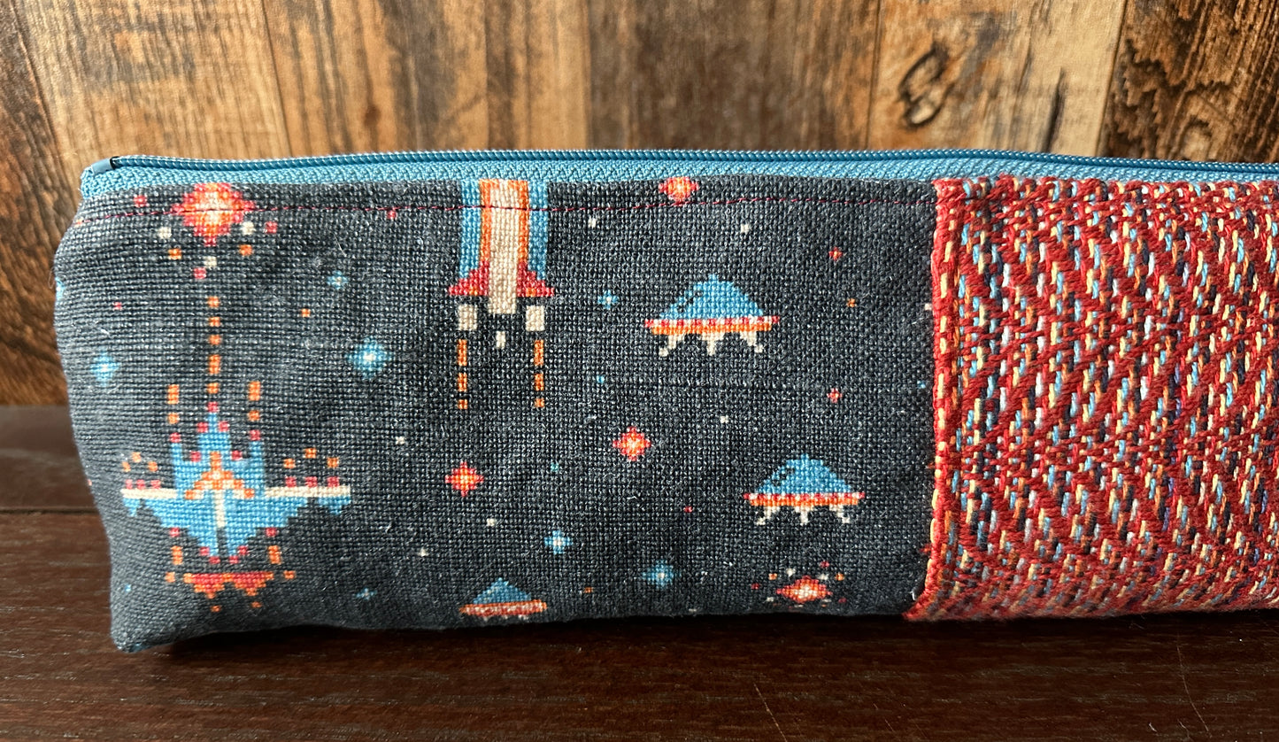 Retro Gamer Long and Lean Zipper Bag