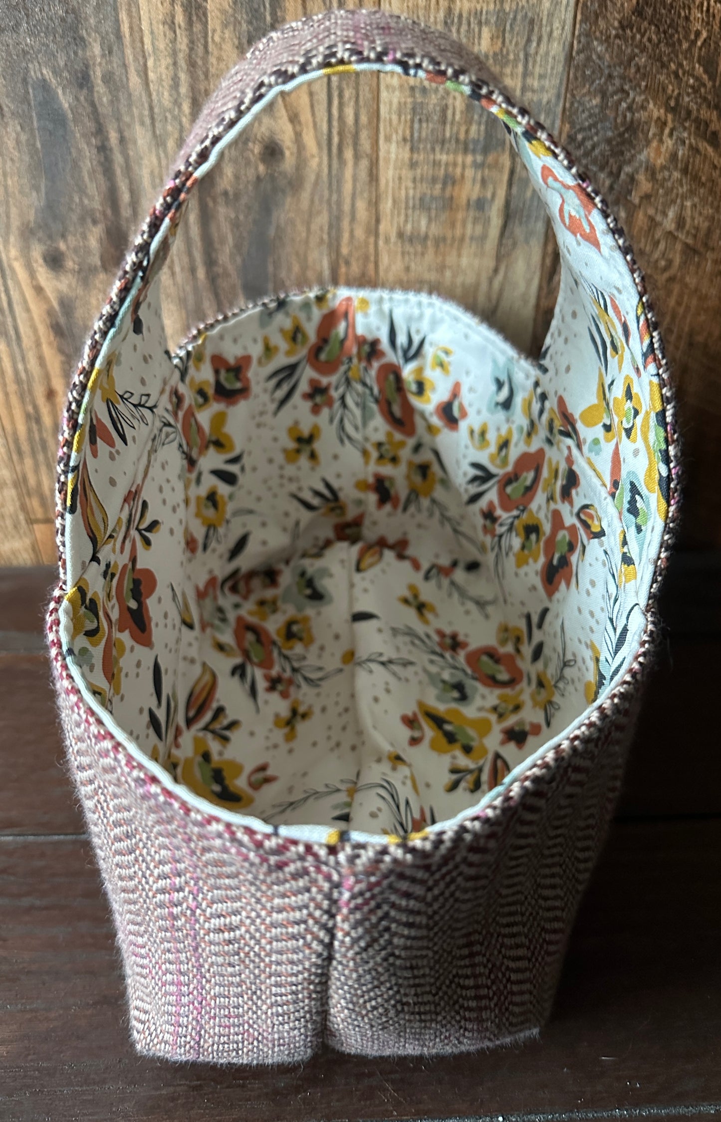 Prairie Small Basket Bag in Dark Brown