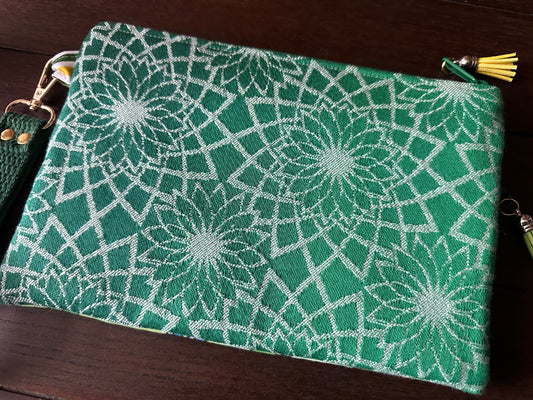 Lovecraftian Creatures Double Zipper Clutch