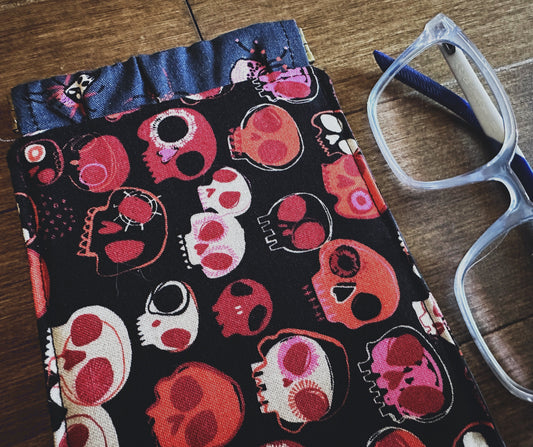 Spooky Skulls Padded Glasses Cases