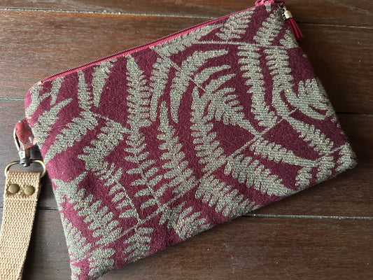 Beautiful Bracken Double Zipper Clutch