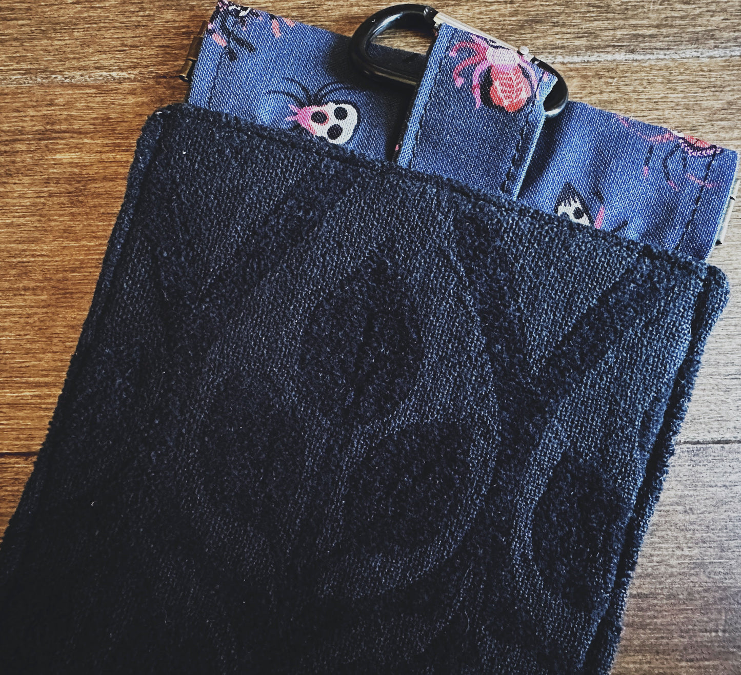 Spooky Owls Phone Pouch with Internal Card Pocket