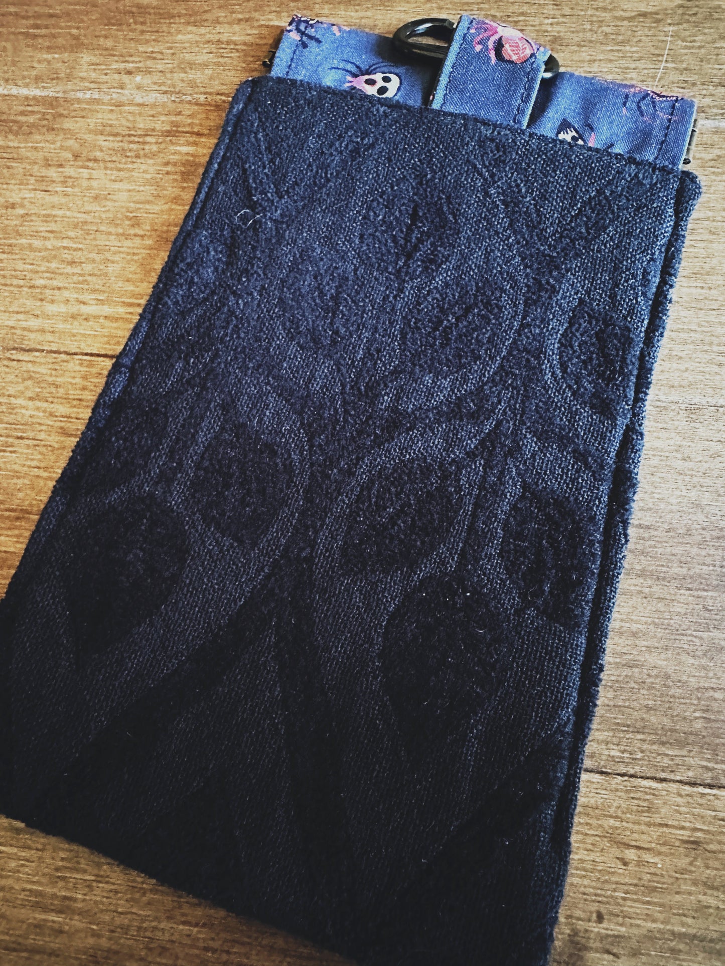 Spooky Owls Phone Pouch with Internal Card Pocket