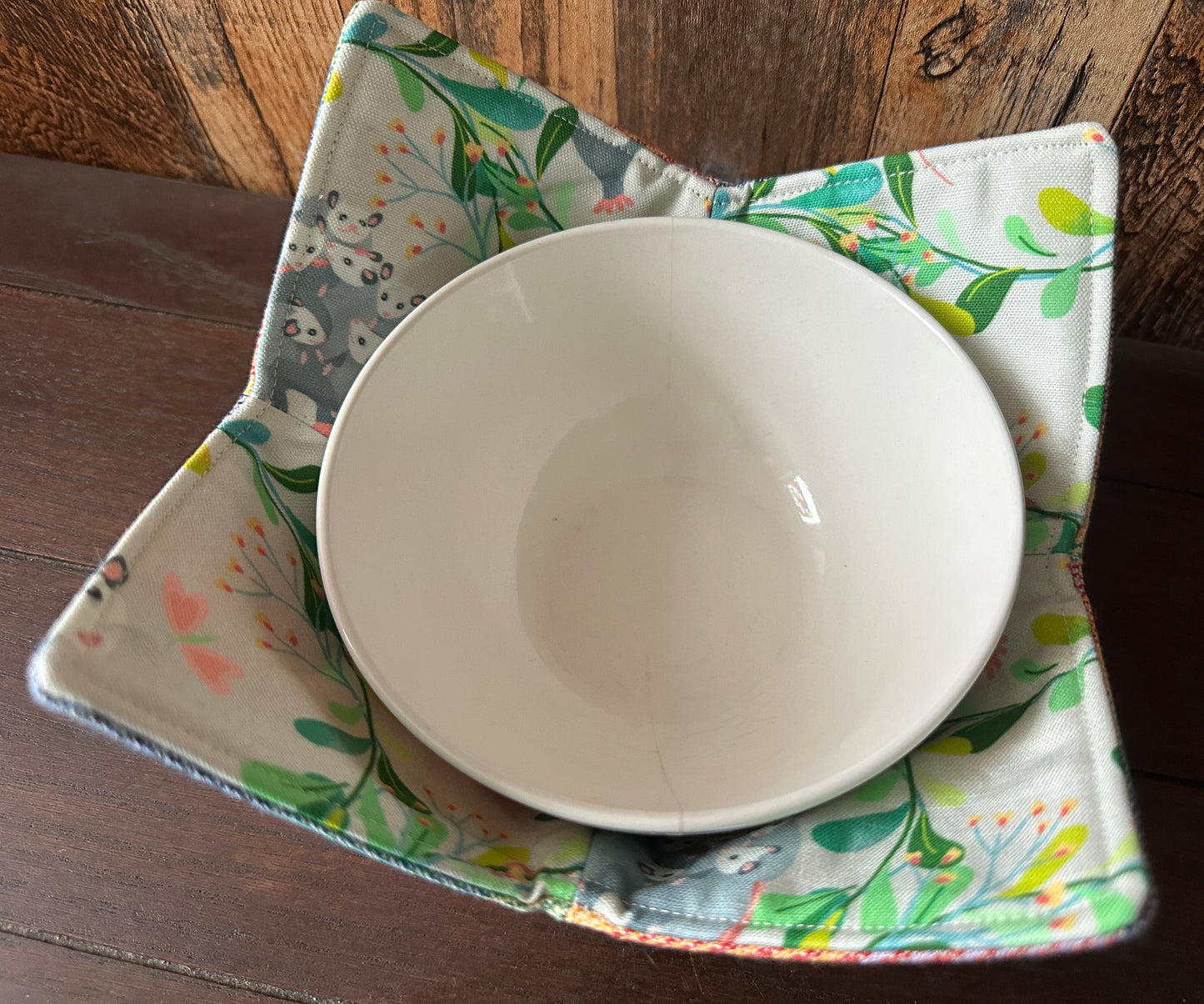 Possum Family Bowl Cozy