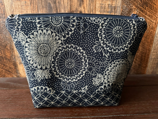 Jackalope Padded Project or Cosmetic Bag