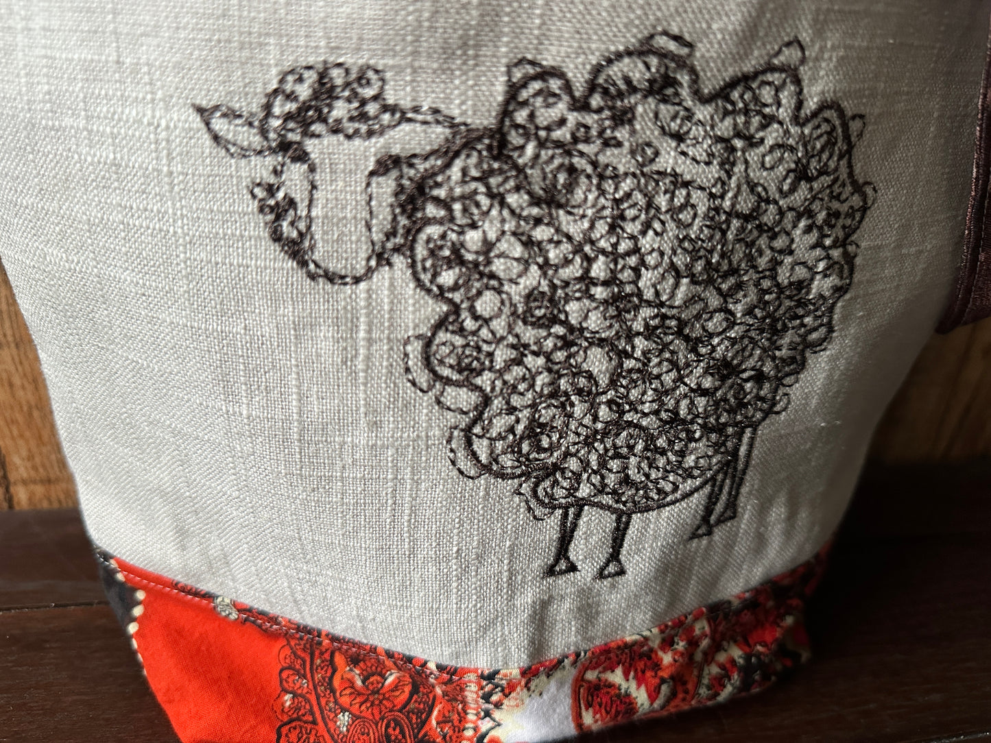 Curley Sheep Medium Project Bag