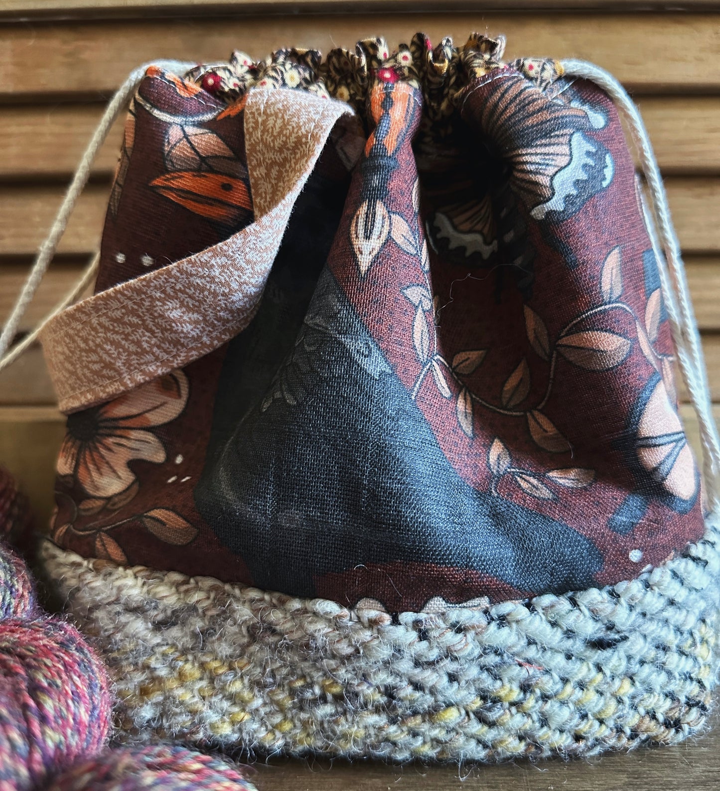 Literary Harvest Small Project Bag