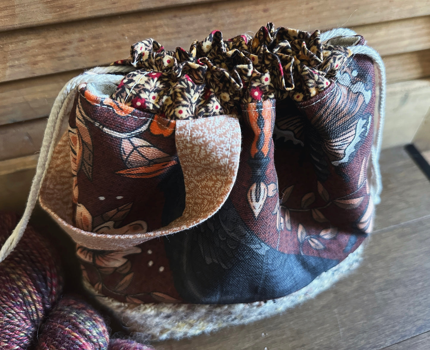Literary Harvest Small Project Bag