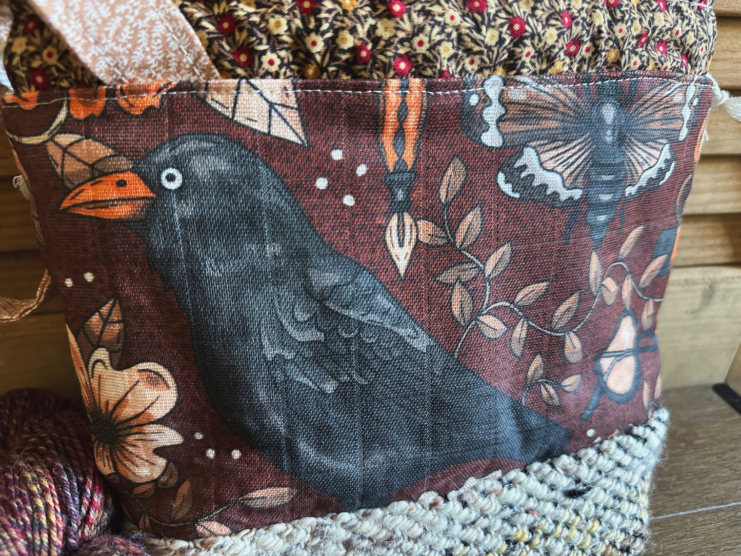 Literary Harvest Small Project Bag