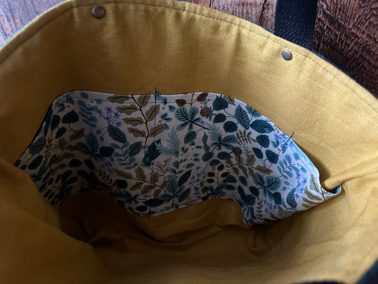Bracken Ferns and Mushrooms Tote/Book Bag