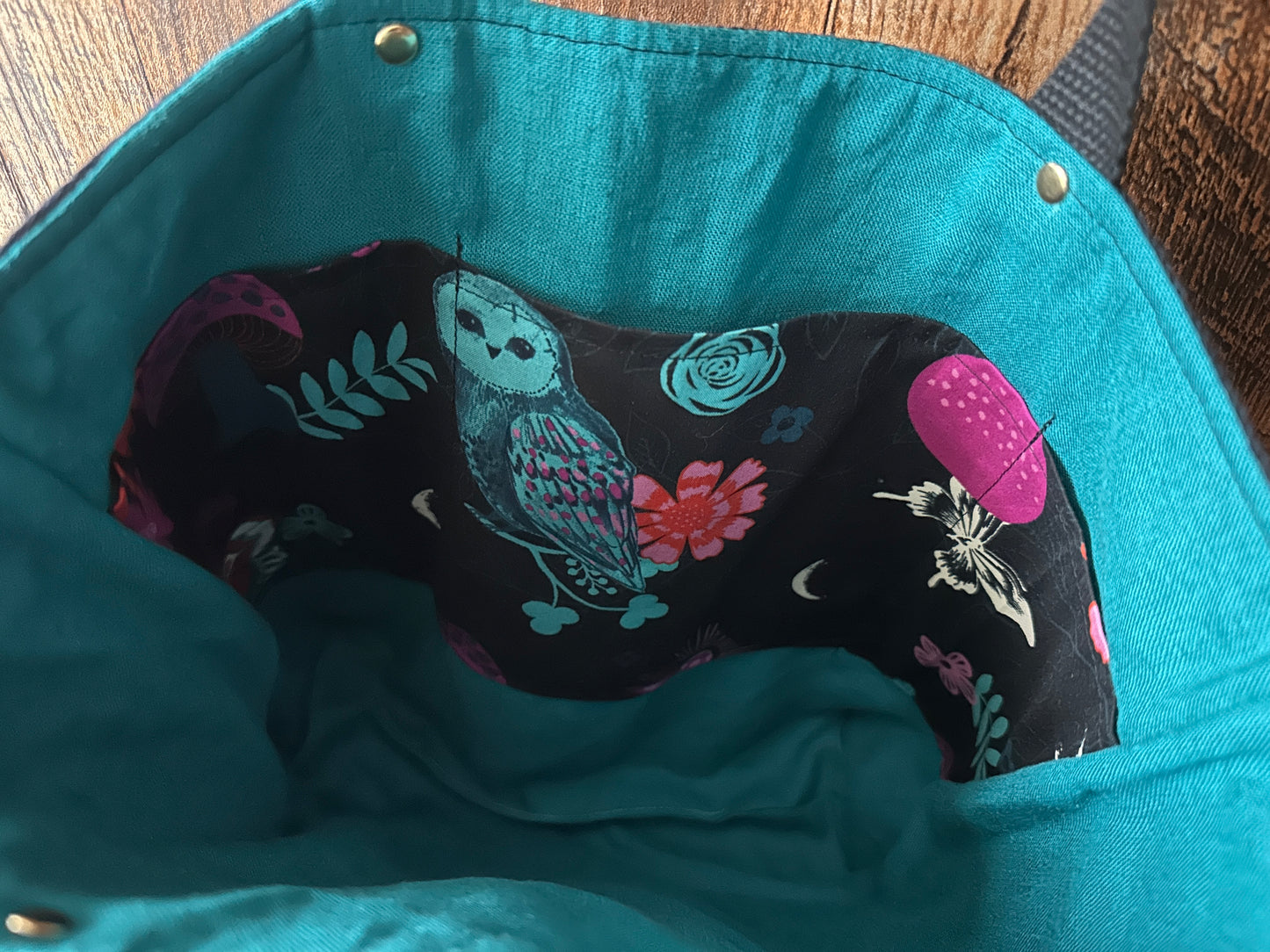 Blue Moons and Moody Midnight Tote/Book Bag