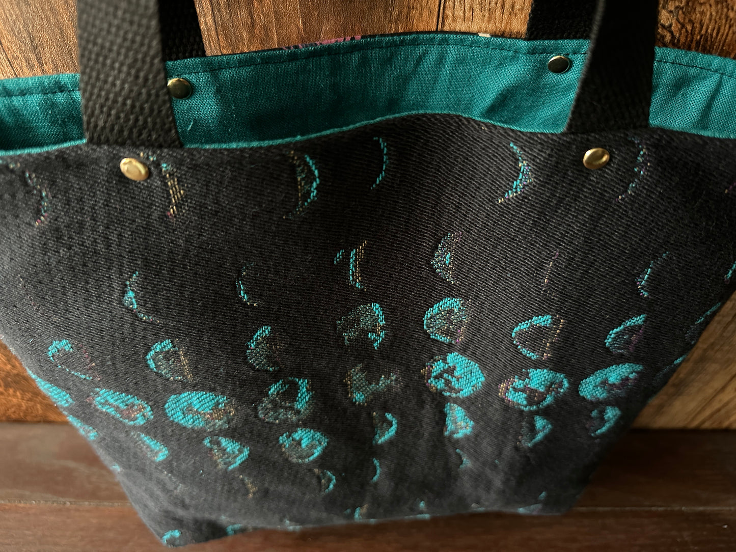 Blue Moons and Moody Midnight Tote/Book Bag