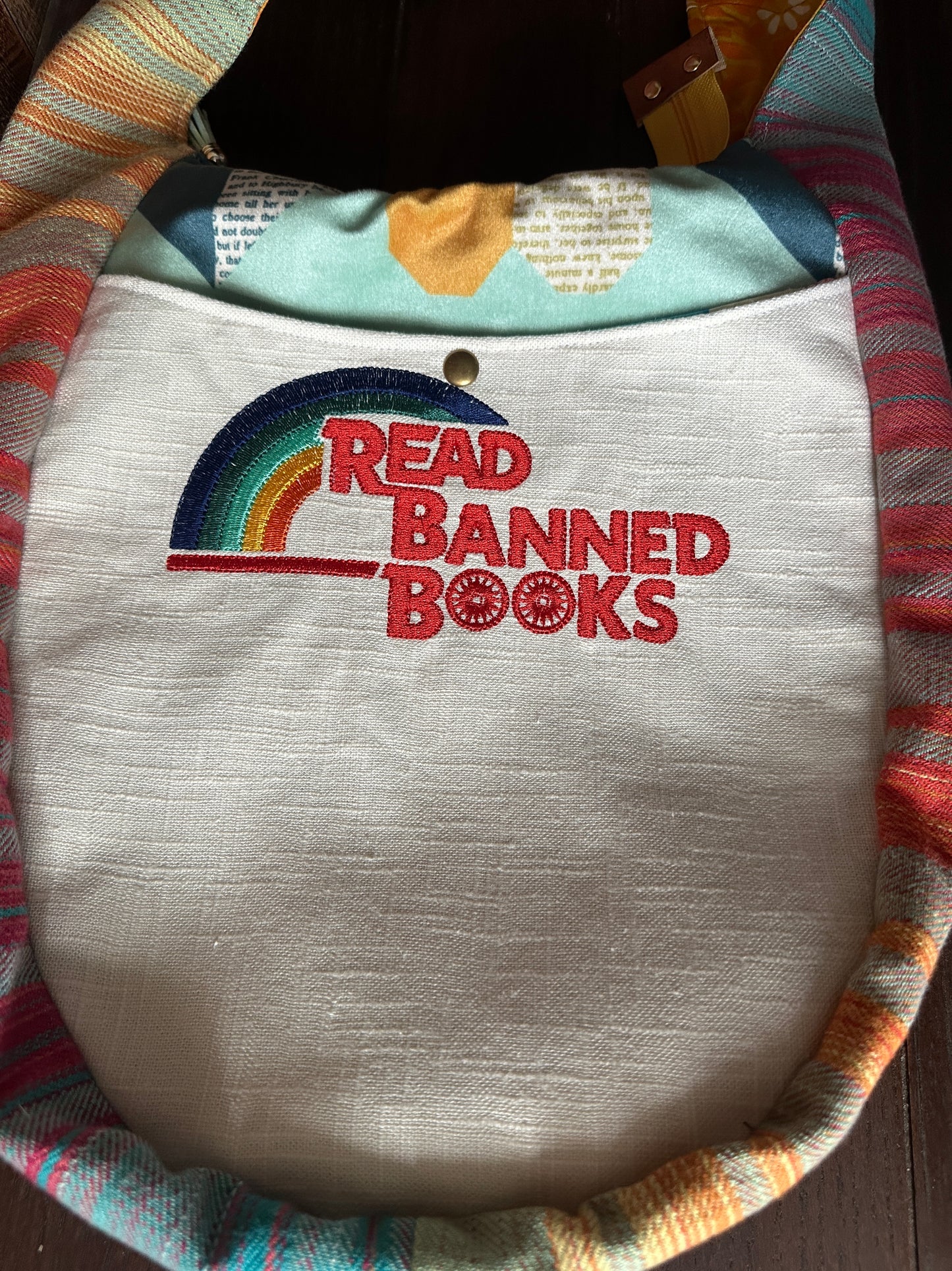 Read Banned Books Boho Crossbody Bag