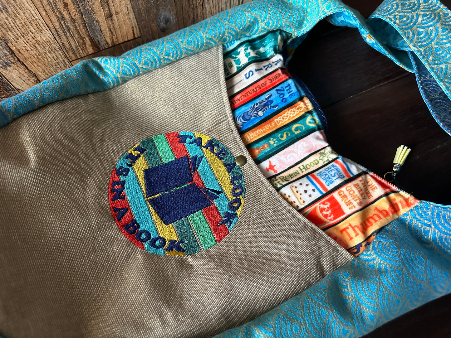 Take a Look In and Book Boho Crossbody Bag