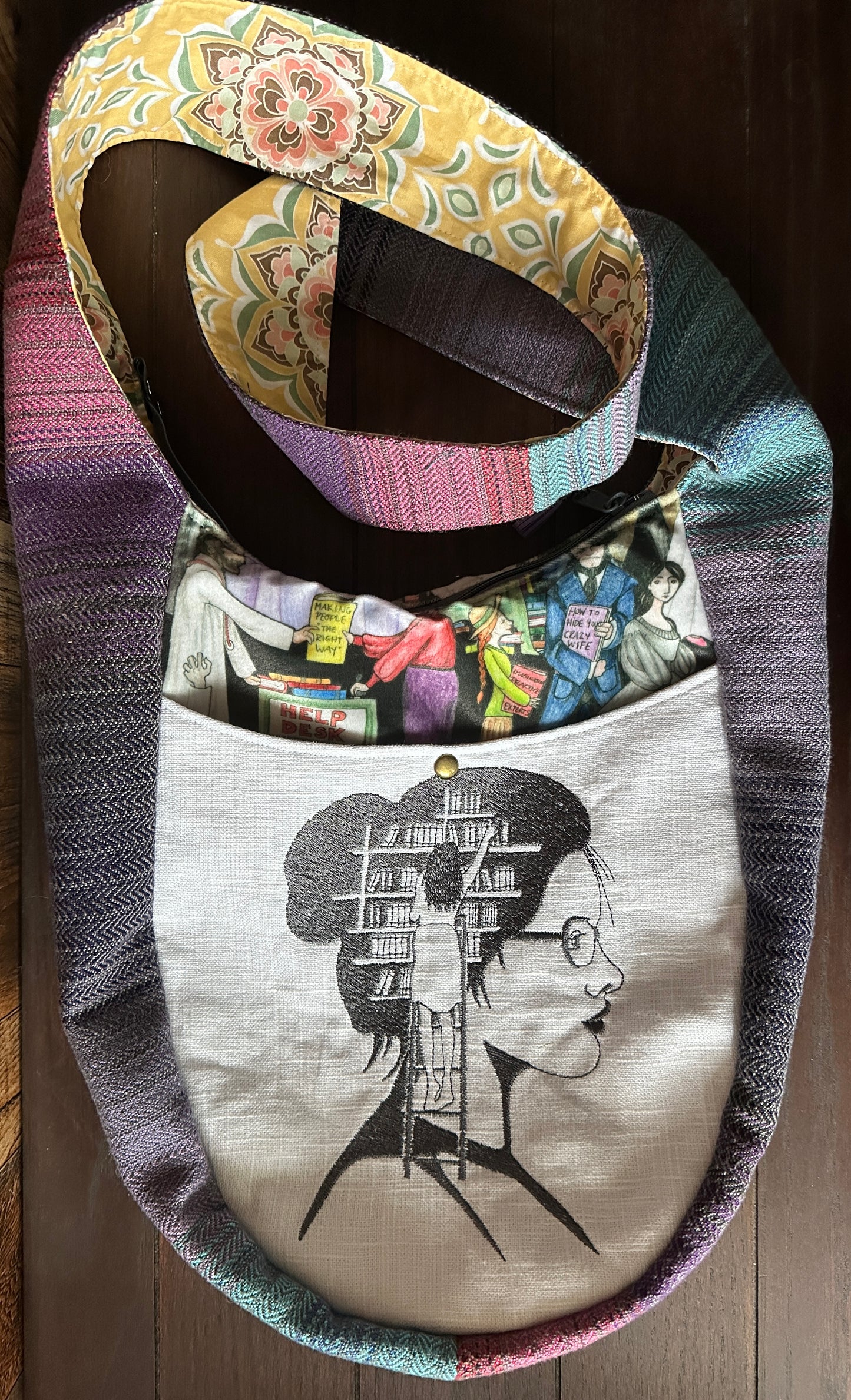 The Reader and The Classics Boho Crossbody Bag