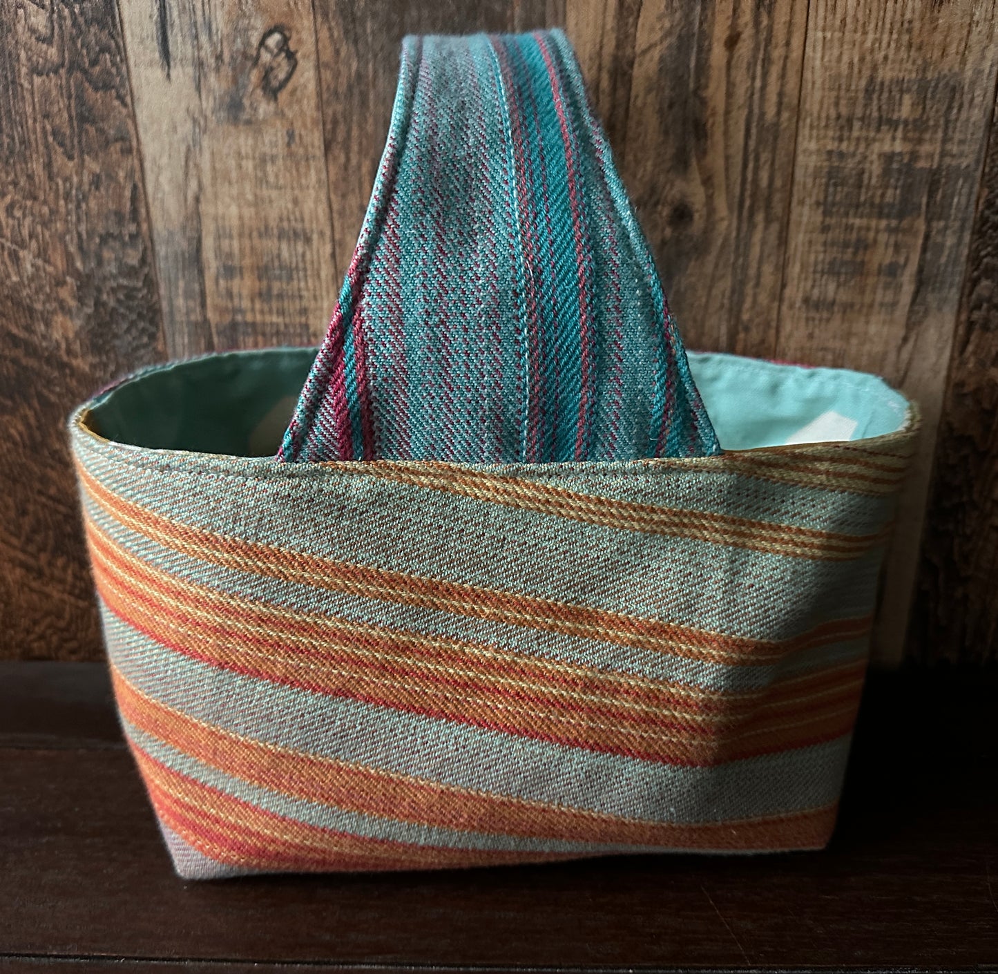 I Heart Books Small Basket Bag