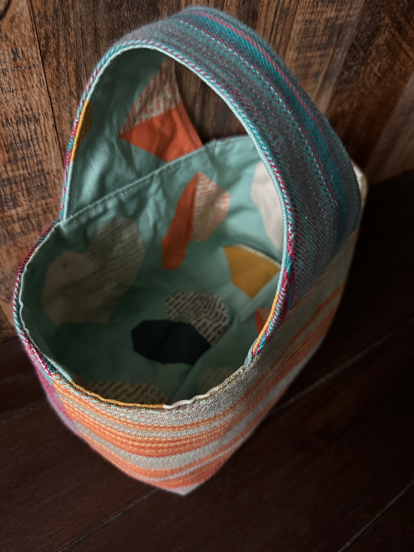 I Heart Books Small Basket Bag