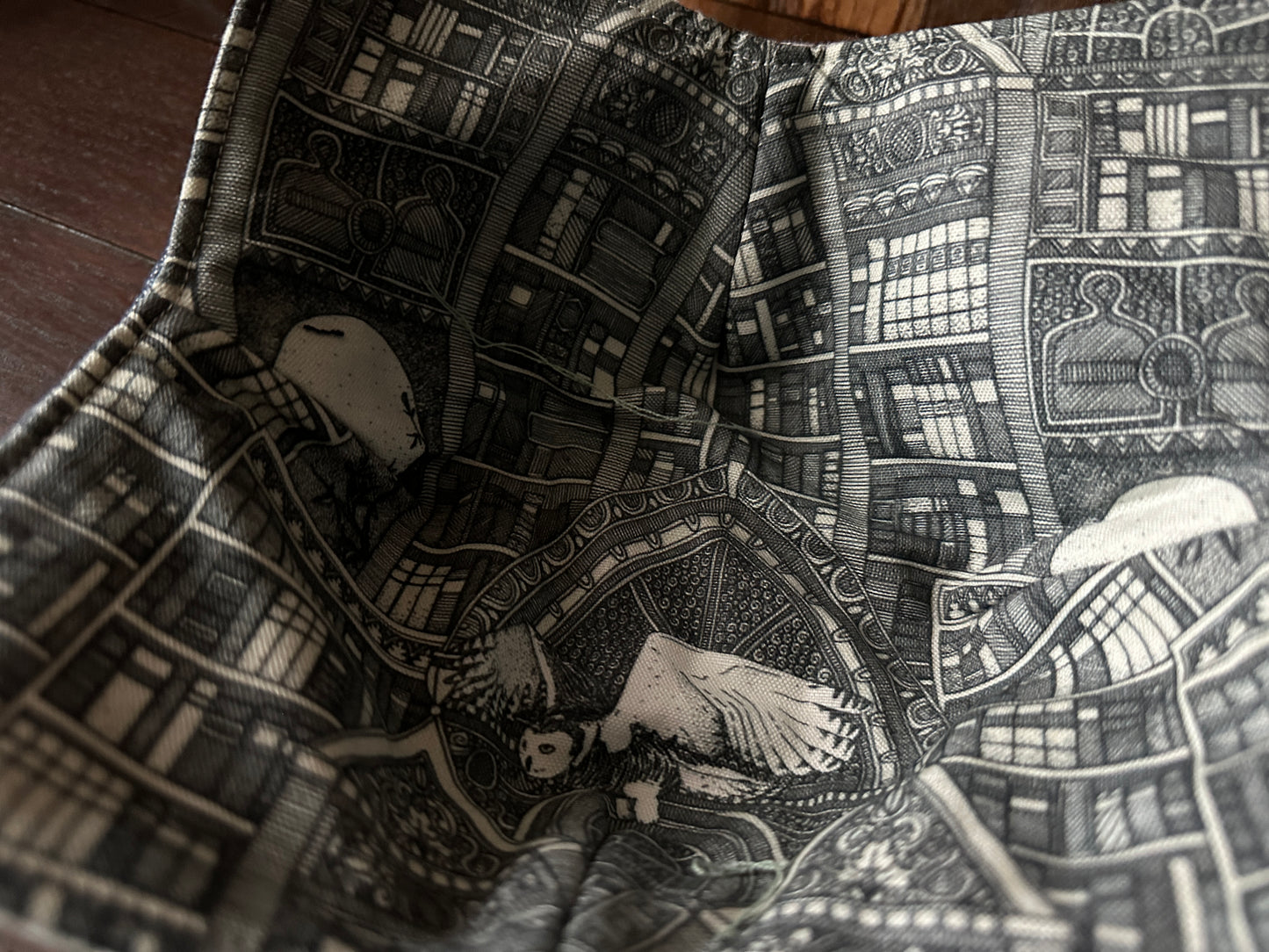 Indigo Library Bowl Cozy