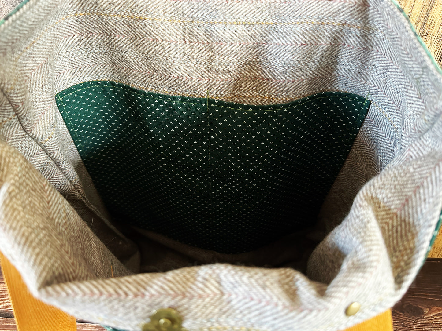 Languid Loons & Handwoven Wool Extra Large Tote