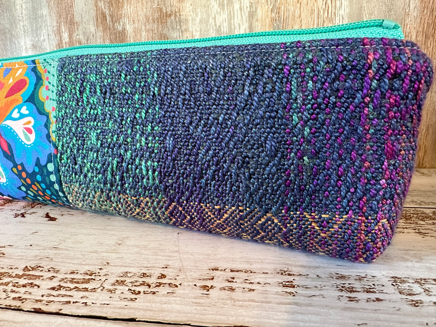 Floral Paradise Long and Lean Zipper Bag