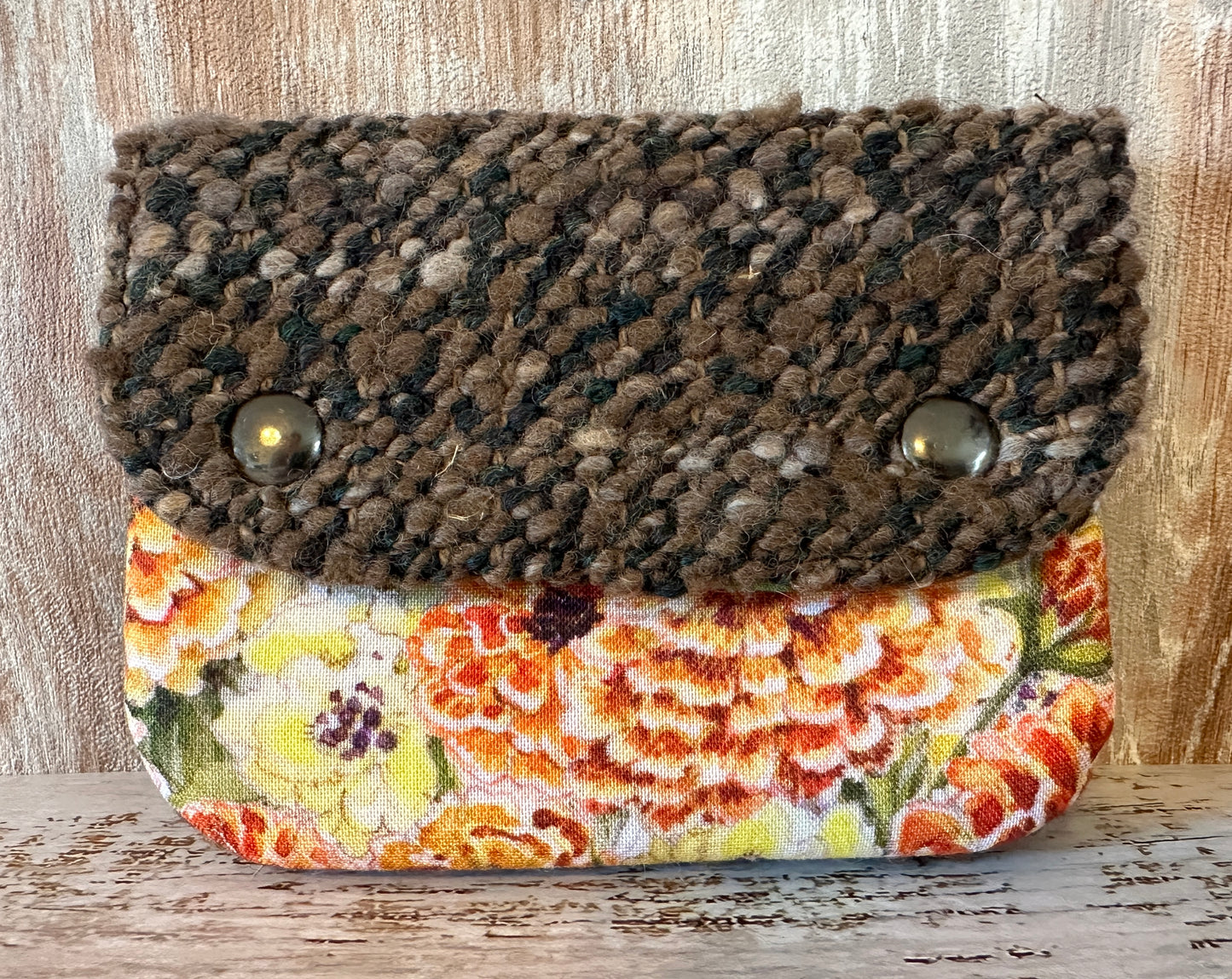 Yellow Warblers Simple Card Wallet ~ Black Label