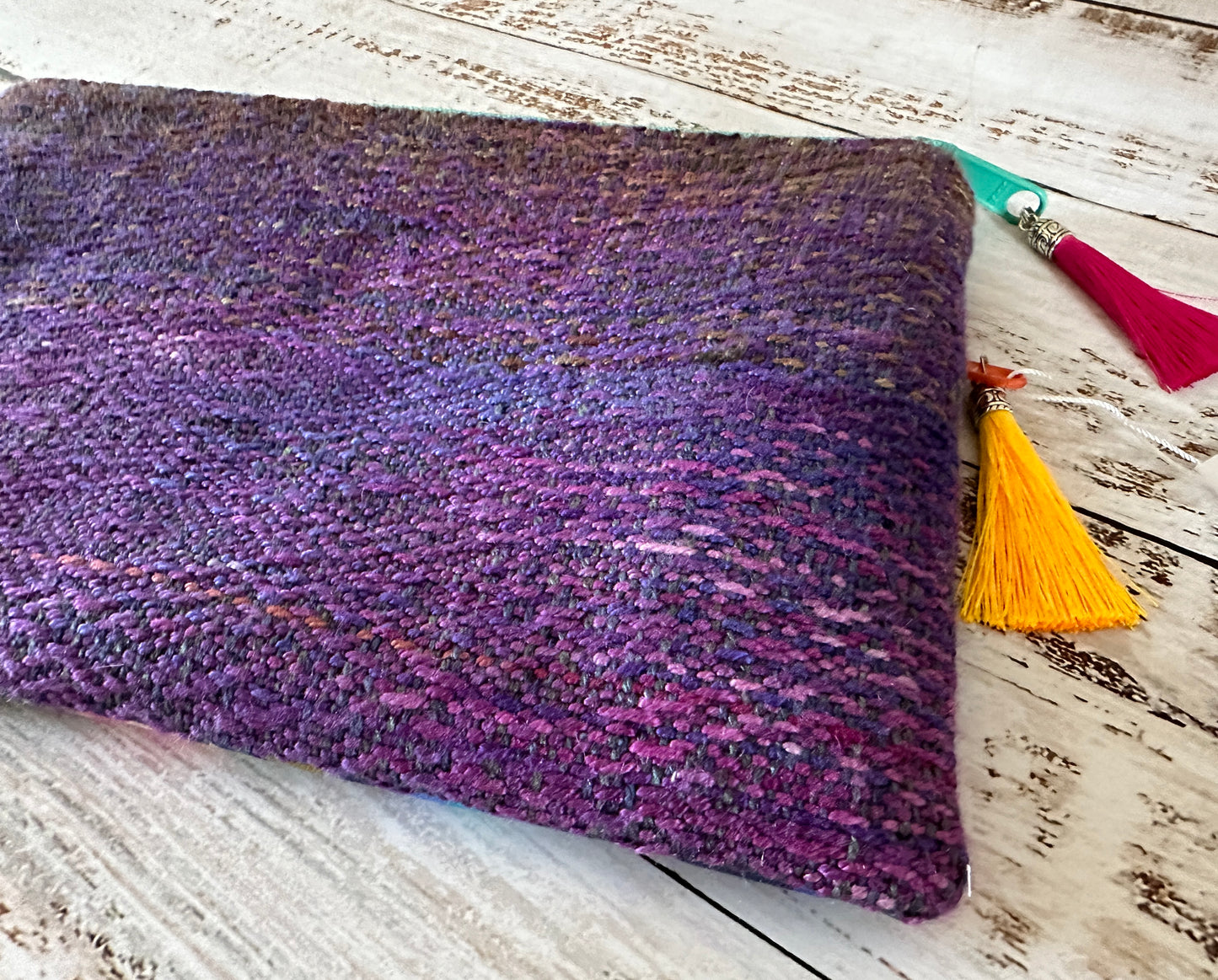 Floral Paradise Double Zipper Clutch~ Perfect for E-Readers