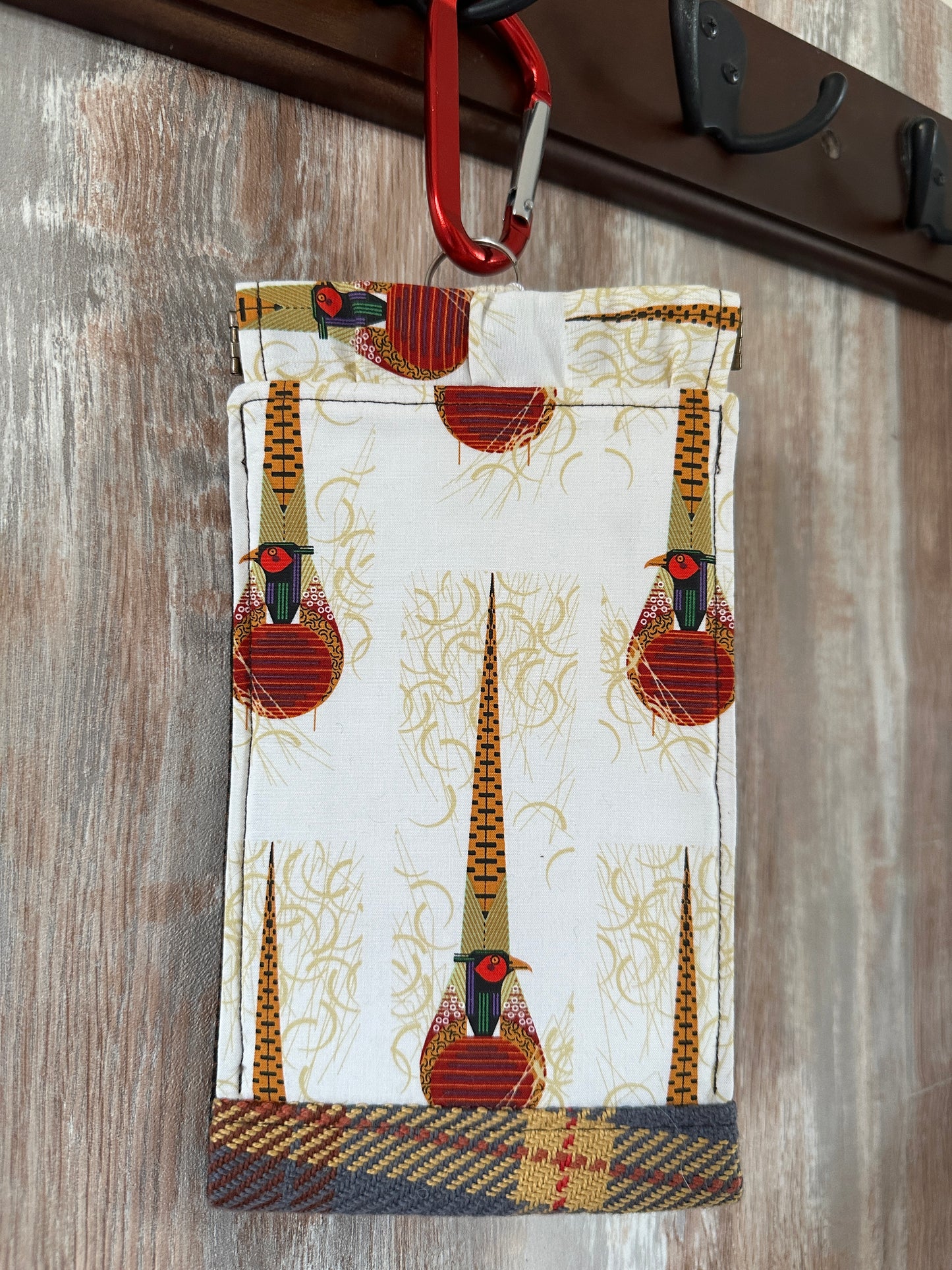 Pheasants Phone Pouch with Internal Card Pocket