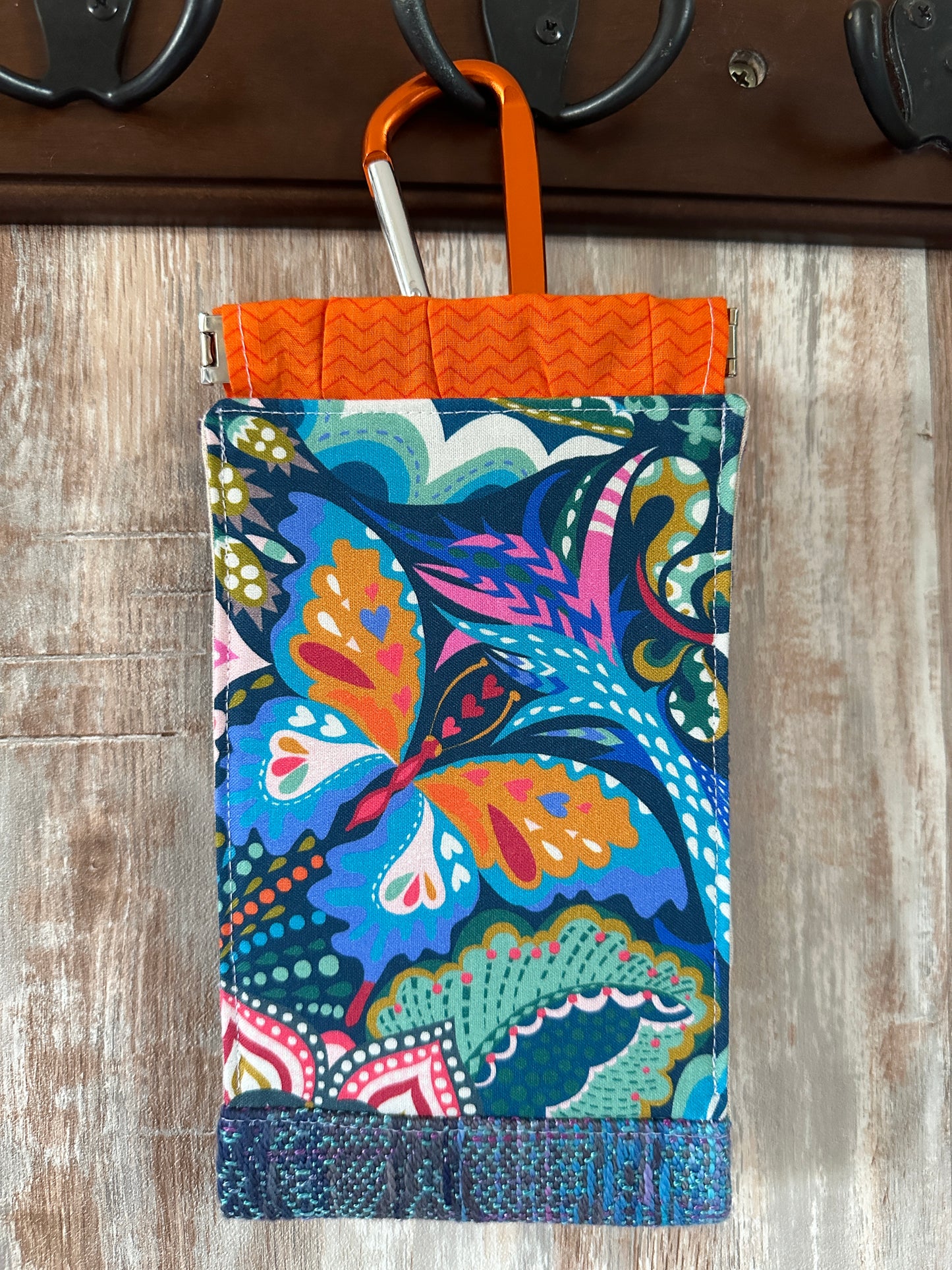 Paradise Garden Phone Pouch with Internal Card Pocket