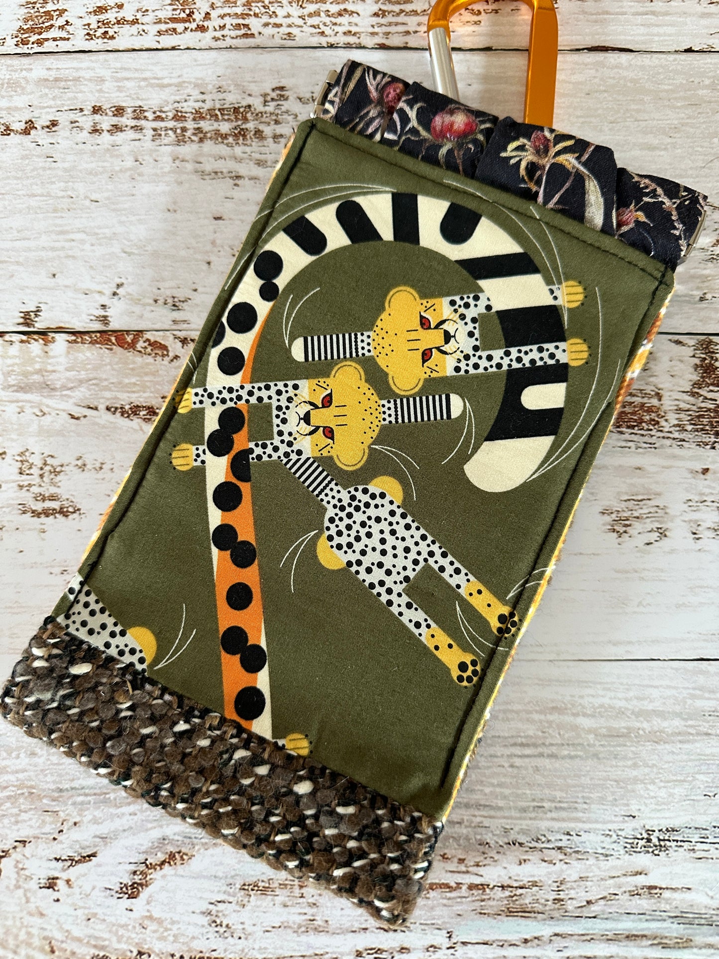 Baby Cheetahs Phone Pouch with Internal Card Pocket