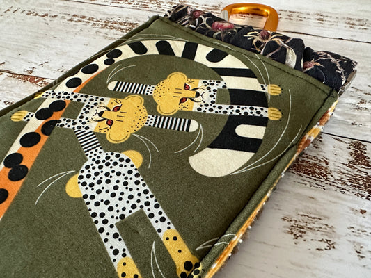 Baby Cheetahs Phone Pouch with Internal Card Pocket