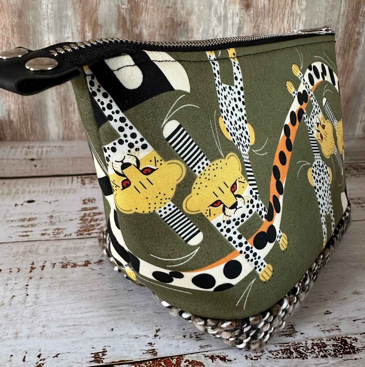 Baby Cheetahs Small Open Wide Bag