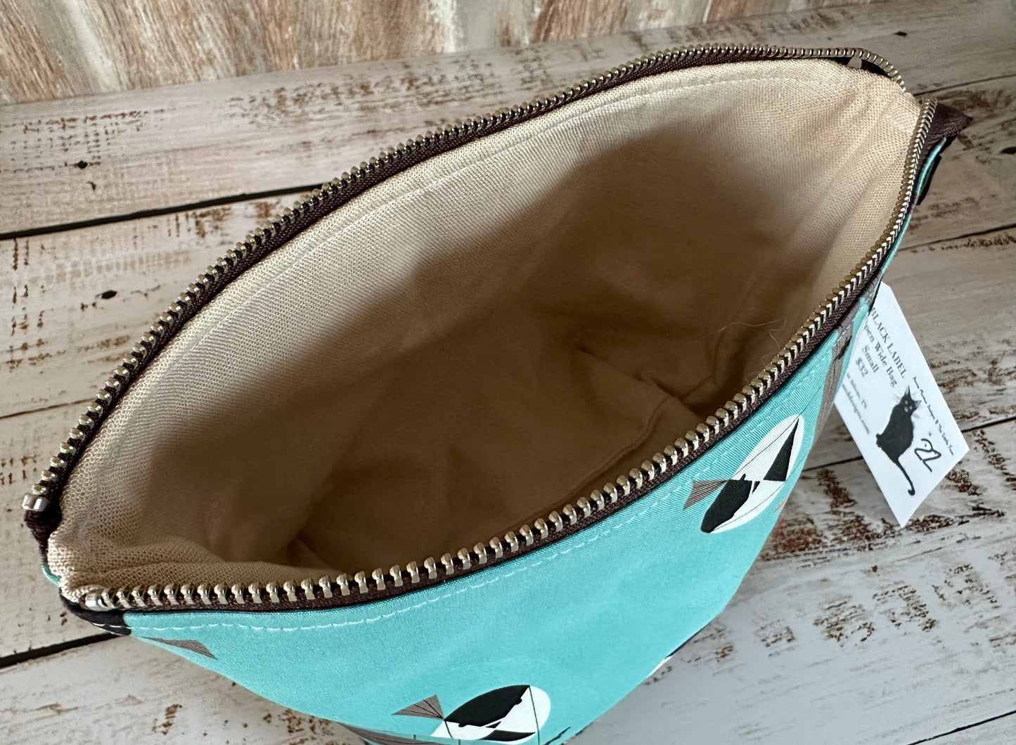 Chickadees Small Open Wide Bag