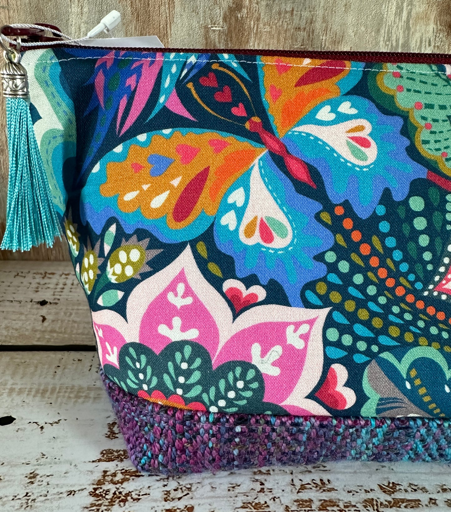 Paradise Flower Garden Medium Open Wide Bag