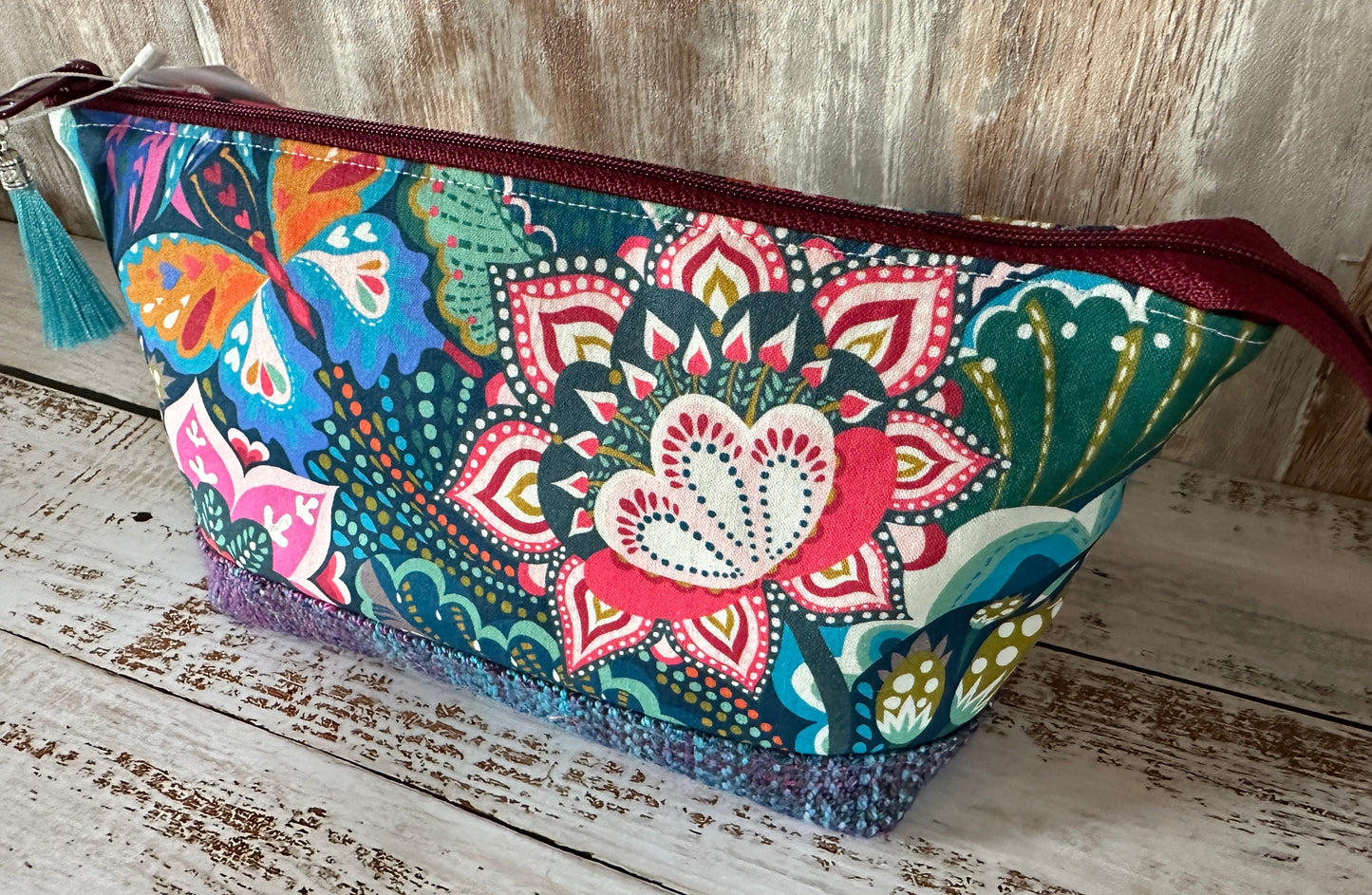 Paradise Flower Garden Medium Open Wide Bag